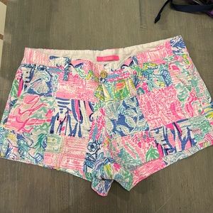 Lilly Pulitzer Walsh Shorts Pop Up Summer Remix Print Size 12